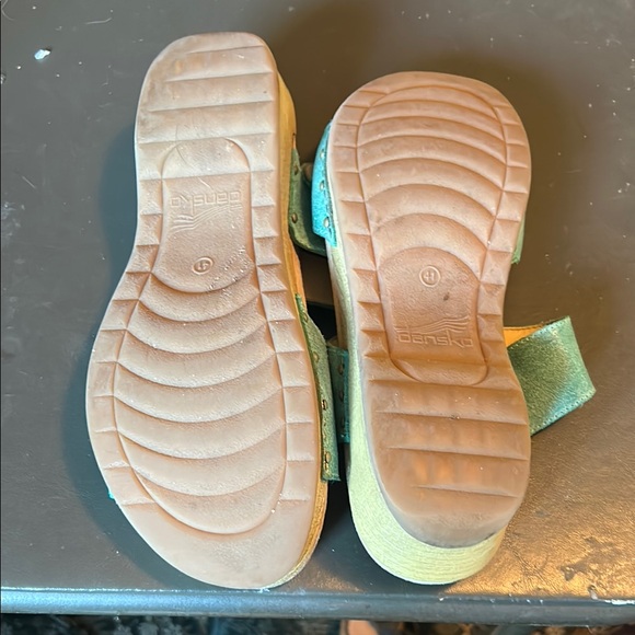 Dansko seafoam Sandals Comfortable Slip-On Design - Picture 3 of 3